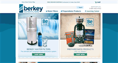 Desktop Screenshot of berkeywaterfilters.com